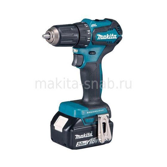 Аккумуляторная дрель-шуруповерт Makita DDF483RFE