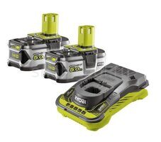 Ryobi Набор ONE+: 2 аккумулятора 5.0Ач и зарядное устройство RC18-150 RC18150-250 5133004422