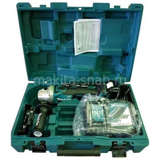 Аккумуляторная углошлифовальная машина Makita DGA504RF 1230757502