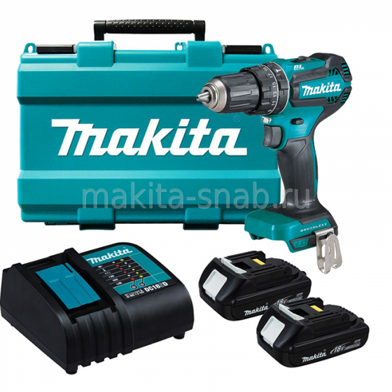 Аккумуляторная дрель-шуруповерт Makita DDF483SYE (XPT )