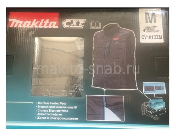 Аккумуляторный жилет с подогревом Makita CV101DZM 1230523102