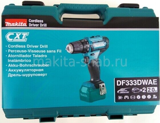 Аккумуляторная дрель-шуруповерт Makita DF333DWAE 1230761102